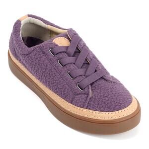 Revitalign Orthotic Gore Lace Teddy Sneakers Malibu Teddy Vintage Violet 6 D Wid